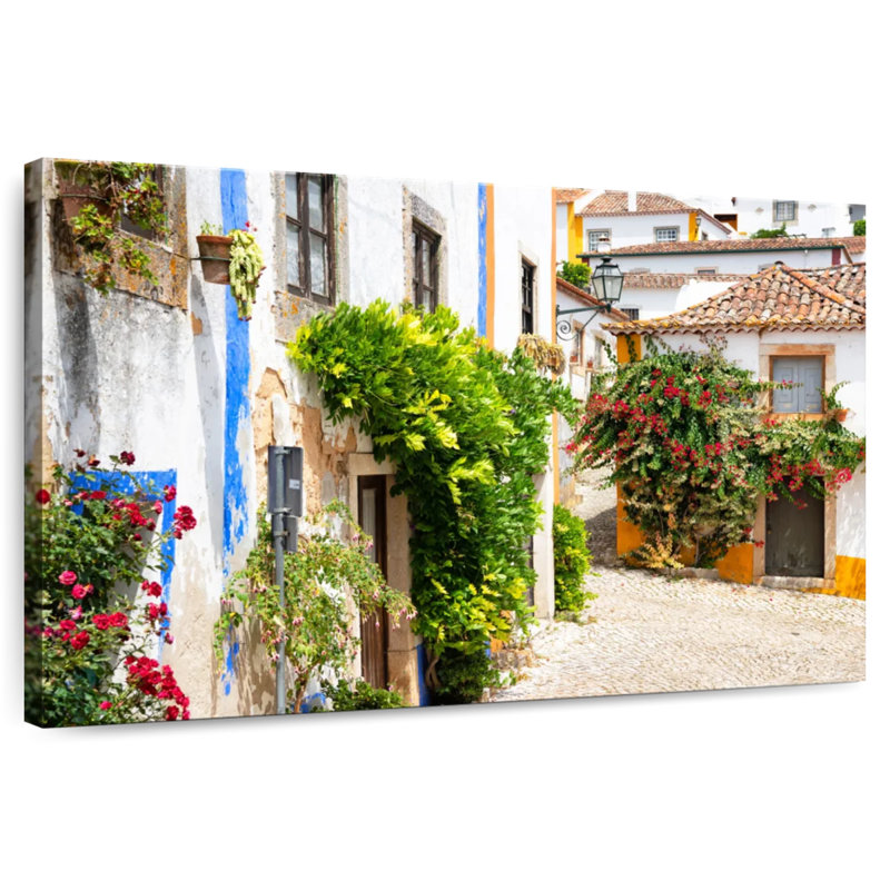 Lilie, vieille ville d'Obidos, H 16 po x l 24 po