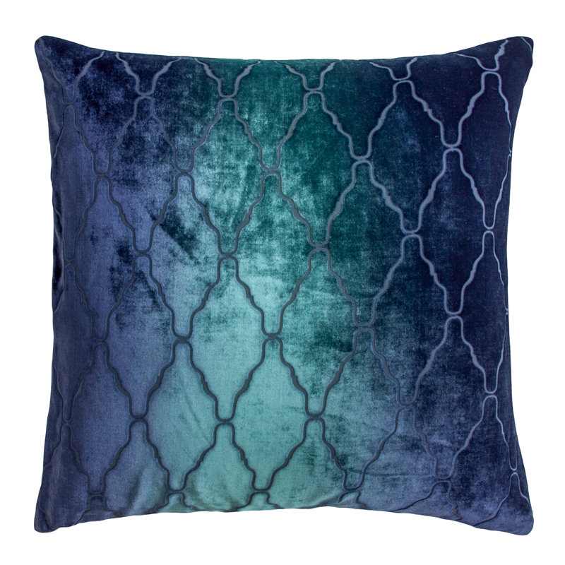 Velvet Throw Pillow, Square 22"H x 22"W, Shark
