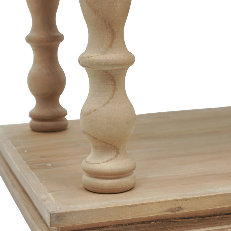 Table basse rectangulaire à 2 niveaux 36x18x18 "