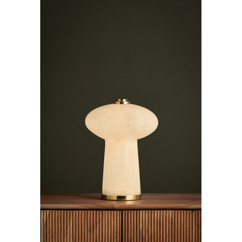 Fords Rechargeable Table Lamp in Aged Brass