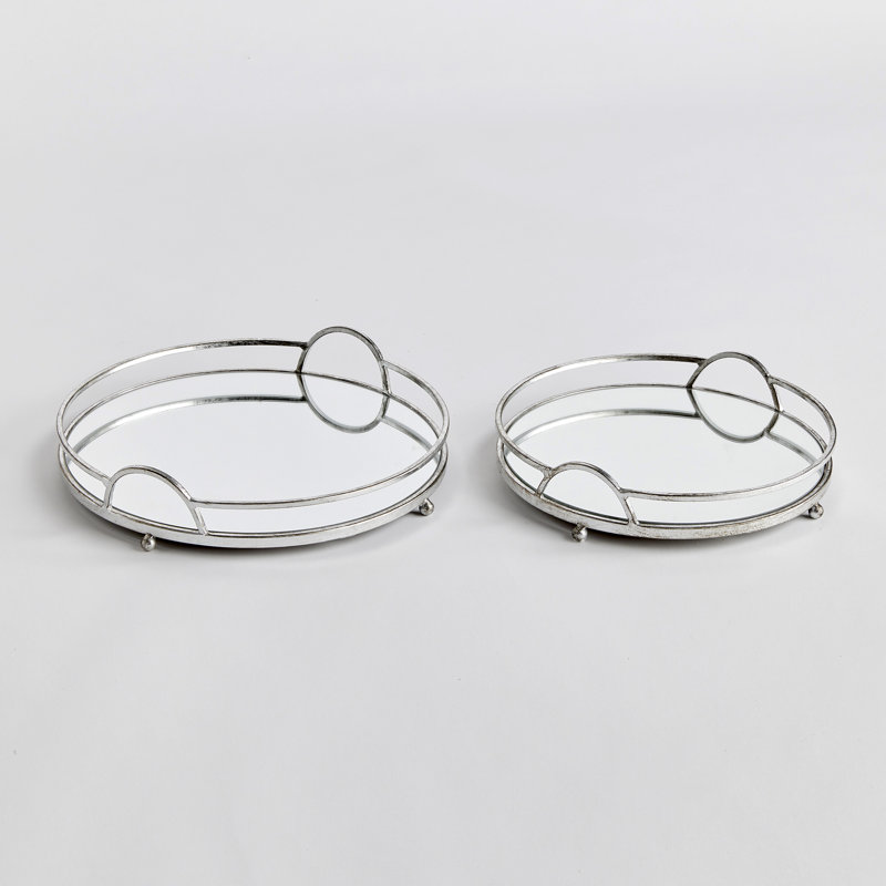 Yuika Hudson Mirrored Trays