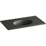 Impressions® Oval Dual Mount Bathroom Sink with Overflow