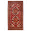 Tapis rouge anatolien unique fait à la main de conception unique 5 pi 1 po x 9 pi 10 po