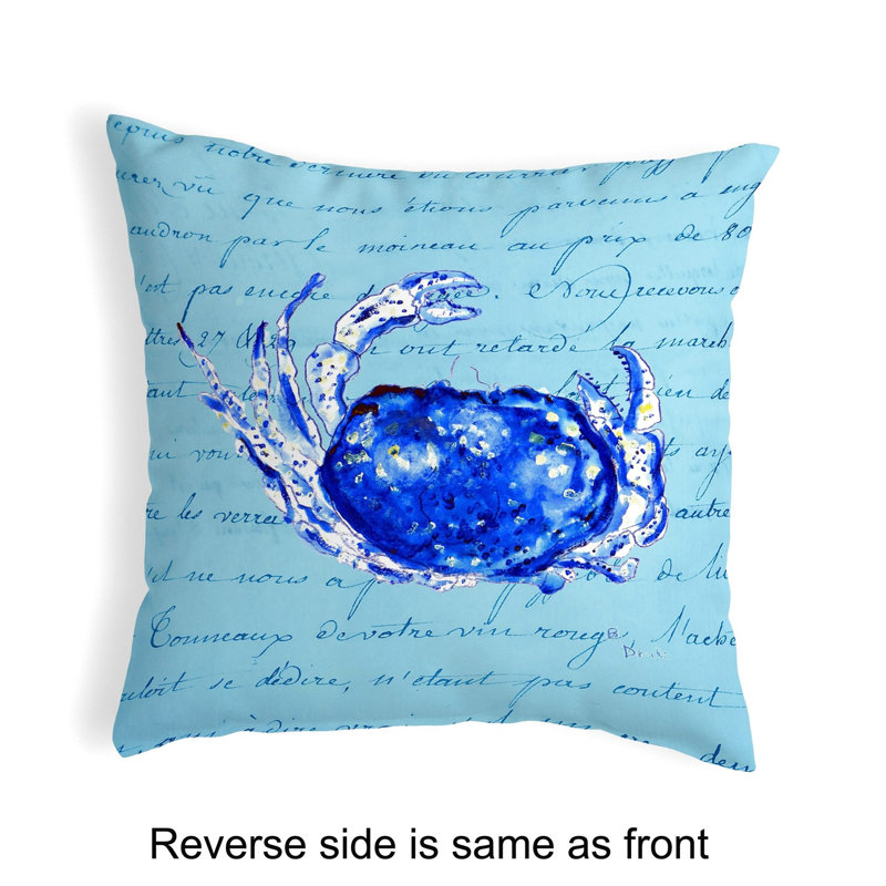 Outdoor Reversible Throw Pillow