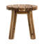 Table d'appoint en bois massif de 42 x 41 cm (16 x 16 po), idéale pour le salon.