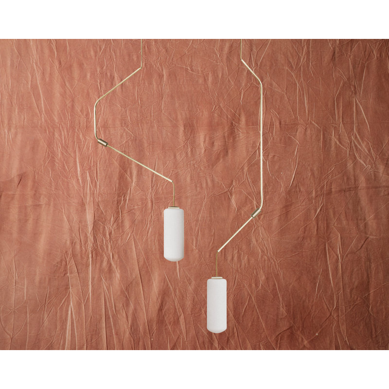 Ventus Series 1 - Light Single Cylinder Pendant, 34.3 H x 15.4 W x 3.3 D