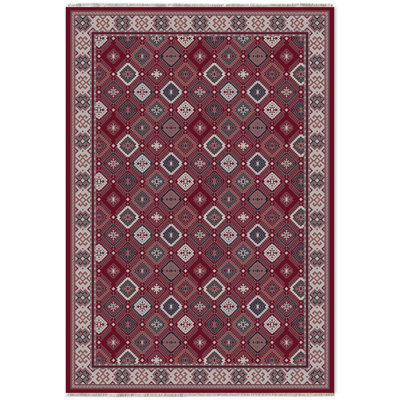 Tapis rectangulaire avec envers antidérapant Wyonnia