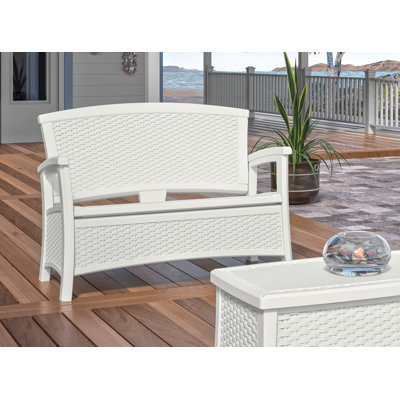 Elements 47'' Resin Outdoor Loveseat