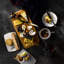 Pacific Blue/White 4 Piece Cheese Board and Platter Set