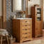 20" Small Space Freestanding Vanity Set, Compact Cabinet With Tip-Out Drawer, Ceramic Top & Adjustable Shelf