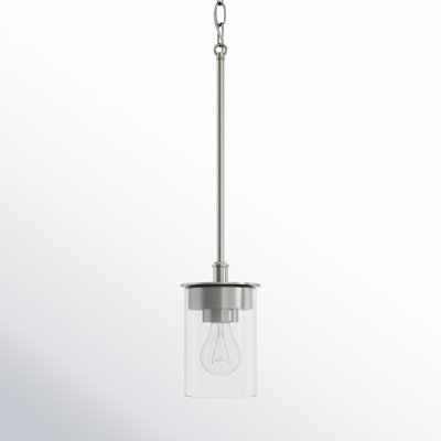 Single Light Glass Dimmable Pendant