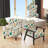 Hulten Velvet Geometric Armchair - Polka Dot Velvet Accent Chair-1985701554-1958668110