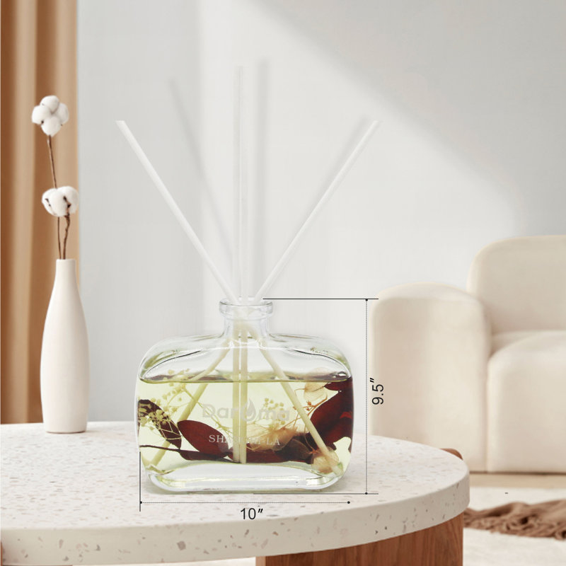Ensemble de diffuseur en roseau séché avec bâtons Advaith, Plante / floral