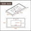 Meuble-lavabo 36 po avec trois tiroirs-345564306