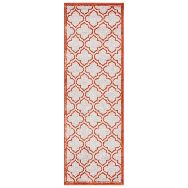 Alkmaar Performance Geometric Rug, Runner 2'3" x 7'