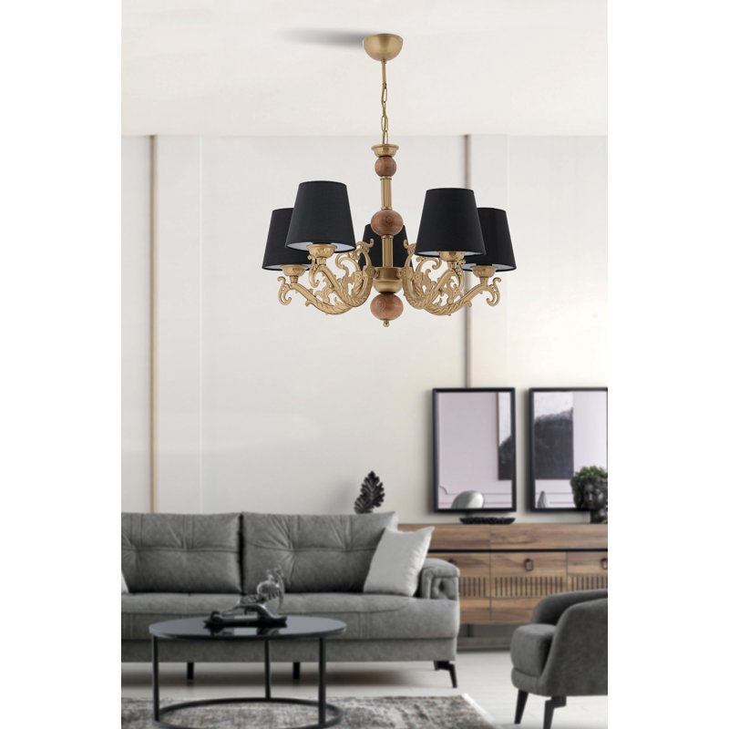 Lustre, Doré / Noir / Brun