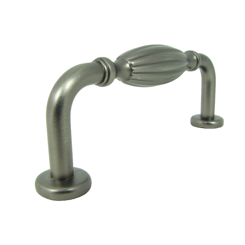 Weathered Nickel 3" Traditional Cabinet Pull Set