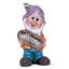 Statue de jardin nain de jardin, décoration de jardin extérieure résistante aux intempéries 13 po