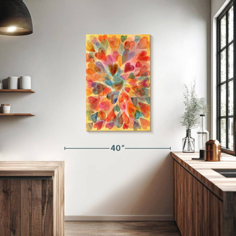 Hardie Hearts, 36" H x 24" W
