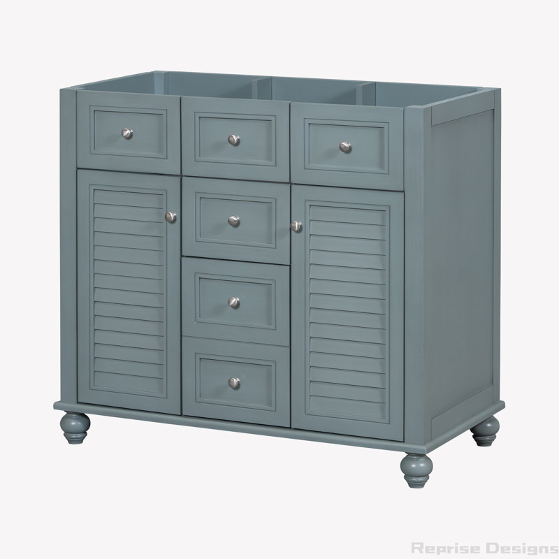 35.35'' Single Bathroom Vanity Base Only