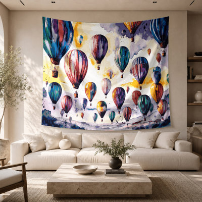 Transporation Hot air balloons Wall Tapestry