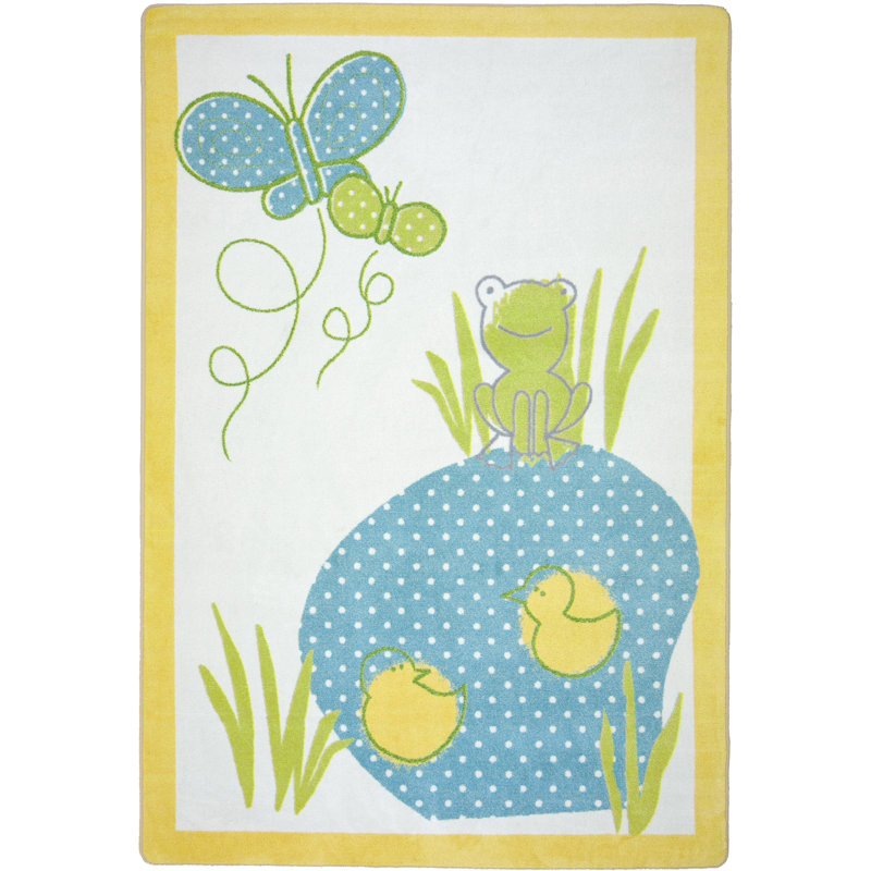 Just For Kids Polka Dot Pool Area Rug, Rectangle 7'8" x 10'9"