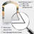 Silent Melody Of Golden Hard Edge Ink II - Hard Edge Painting Arch Unique Wall Mirror, Modern Asymmetrical Mirror, Printed Metal Art-113741141