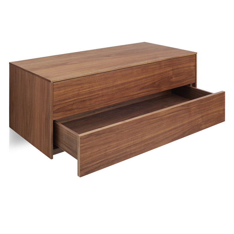 Wonder Wall 2.0 Solid Wood Accent Chest, Walnut