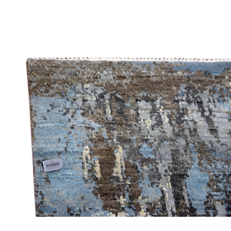 Hand Woven Wool Abstract Area Rug