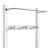 Derby Laundry Hamper with Cushioned Seat and Towel Rack - Stool for Entryway, Laundry Room, or Bathroom Storage (White)