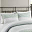 4 pièces de courtepointe très grand / très grand - tissu en tissu gaufré