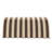 Awntech Savannah Fixed Awning, 124.5"W x 44"H x 36"D, Brown/Tan/Terracotta Multi-110951114-110951127