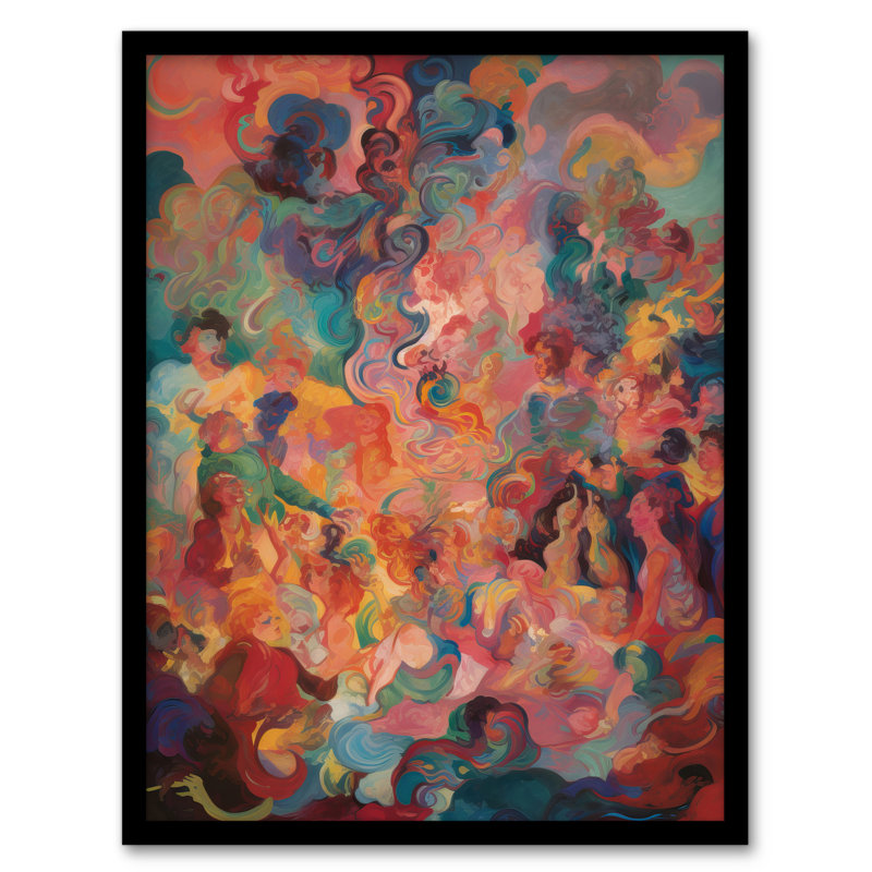 Avaeya The Hedonism Rainbow by Susan Dumont - Single Picture Frame Print
