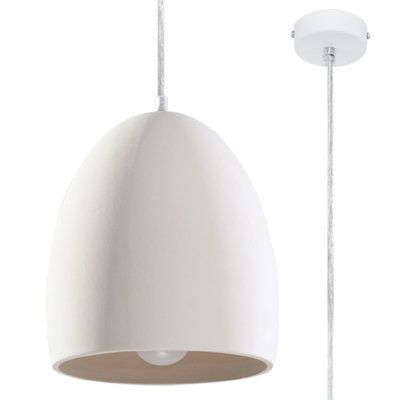 1 - Light White Single Pendant