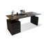 Bureau électrique à hauteur réglable avec armoire-1126465676
