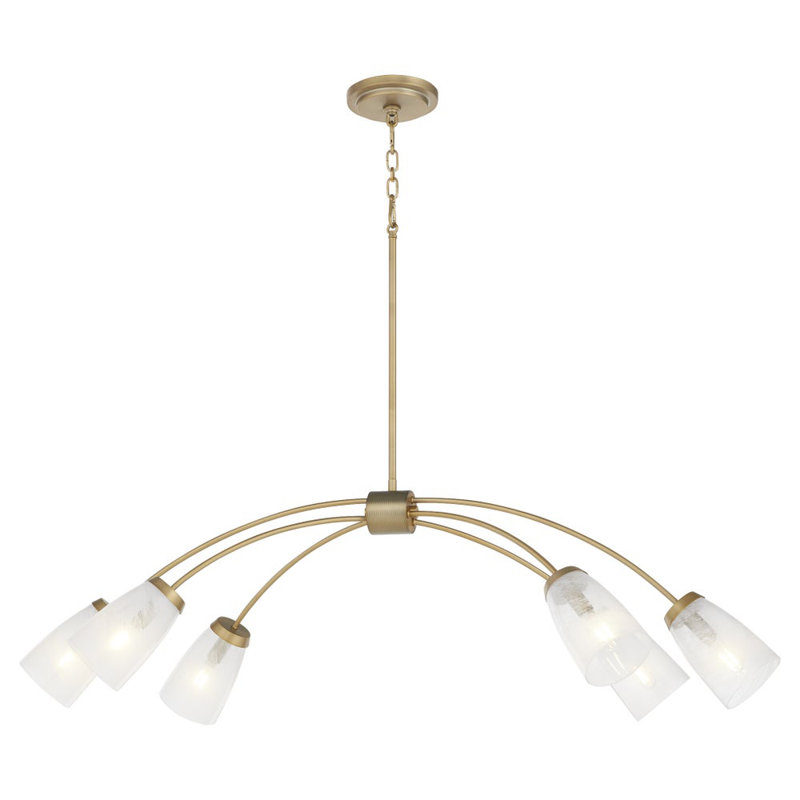 Brandais Chandelier, Antique Brass