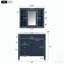 Ensemble de meuble-lavabo simple 36 po avec plateau en résine et miroir Diovanni-130708982