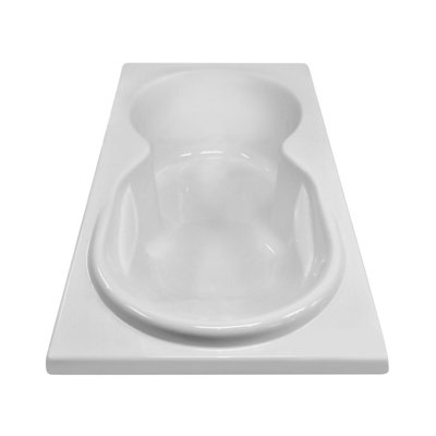 72'' x 42'' Drop-In Soaking Acrylic Bathtub