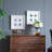 S/2 15.57x1.2x15.7" Shadow Box Wall Décor