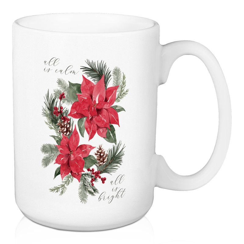 Tasse Holiday Poinsettia