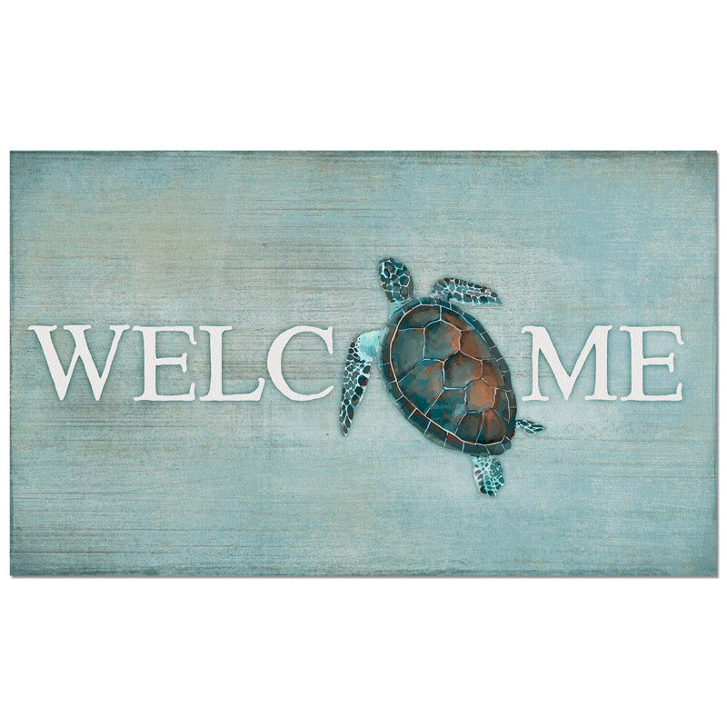 Tapis d'entrée / extérieur Sea Turtle