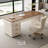 Light Luxury Modern Solid Wood Desk Drawer Cabinet-1184205554