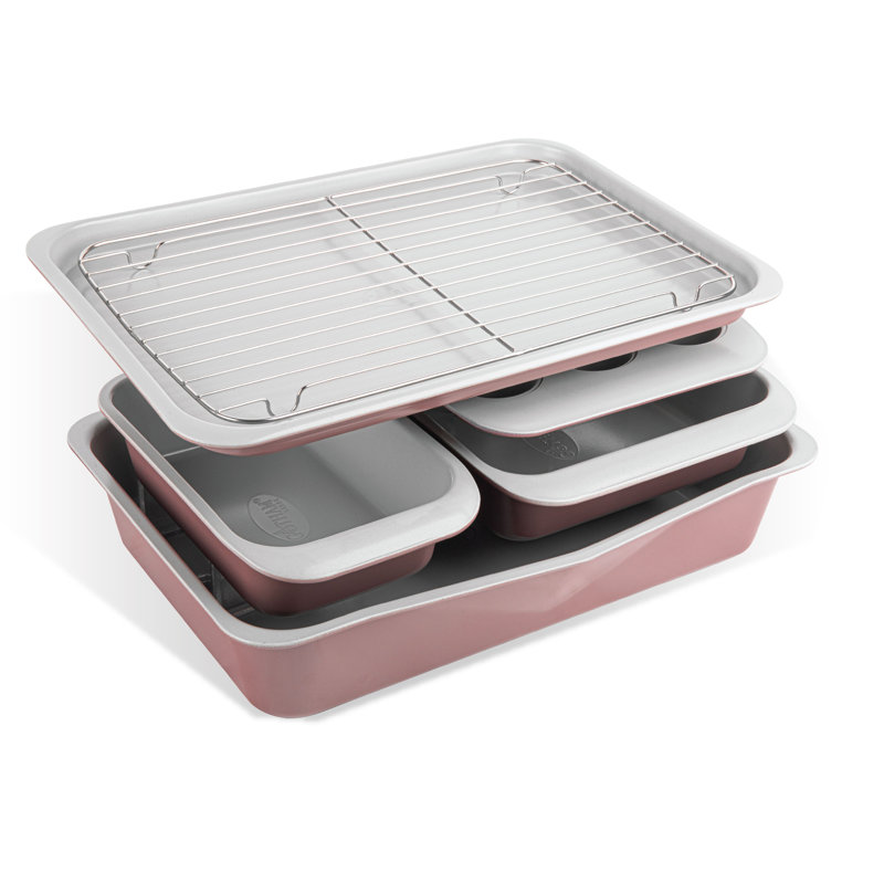 Ensemble de plats de cuisson 6 pièces Gotham Steel, Mauve
