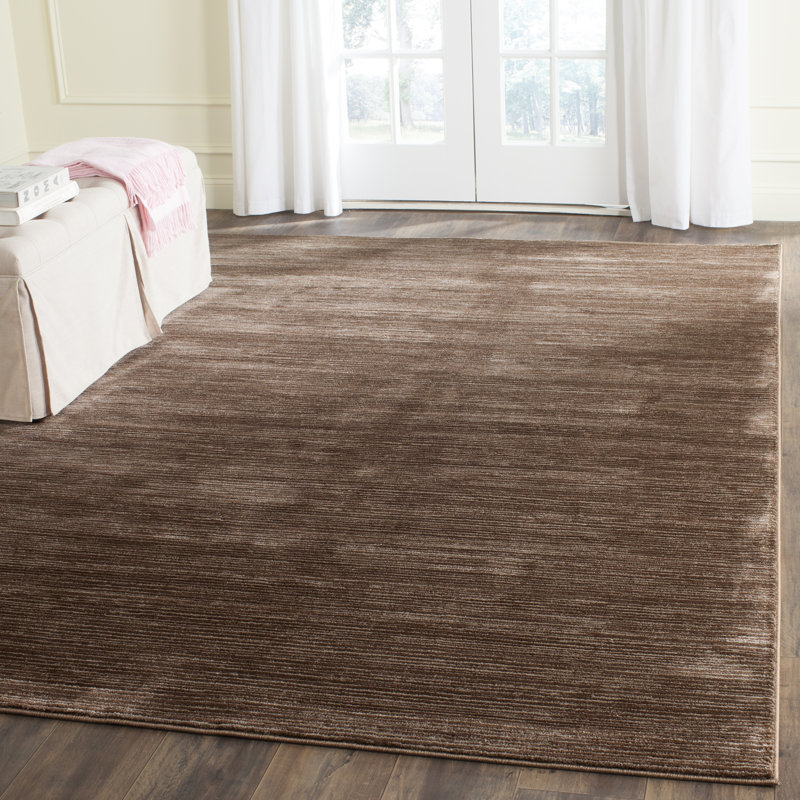 Aaishah Area Rug, Square 8', Brown 