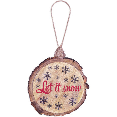 Ornement Let it Snow - ensemble de 4