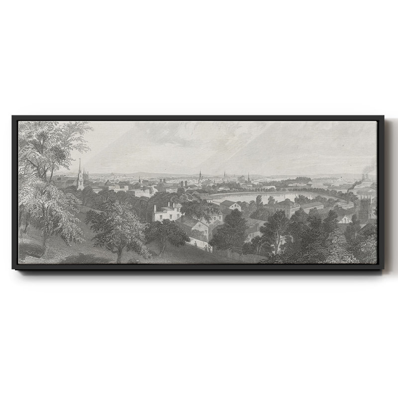 City of Providence - Toile encadrée, H 12 po x l 30 po