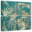 Harnek Glam Leaves Teal V