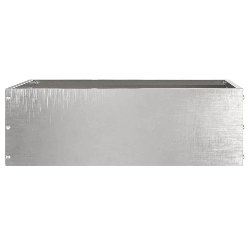 13 cm H Stainless Steel, 13cm H x 40cm W