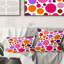 Coussin décoratif abstrait imprimé géométrique abstrait rétro Mid-Century-1827260067