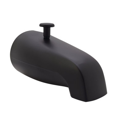Bec de baignoire à inverseur 5-1 / 4 "avec connexion arrière IPS de 1/2" ou 3/4 "